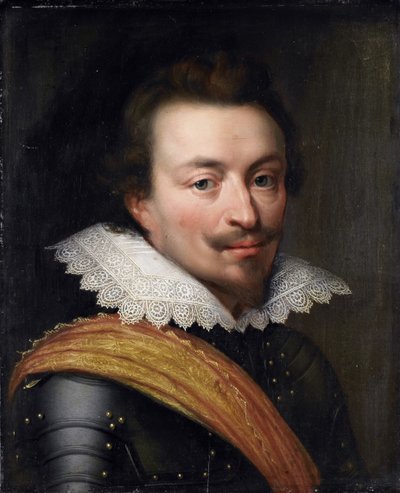 Portret van Johan VIII (1583-1638), Graaf van Nassau-Siegen door Jan Anthonisz. van Ravesteyn